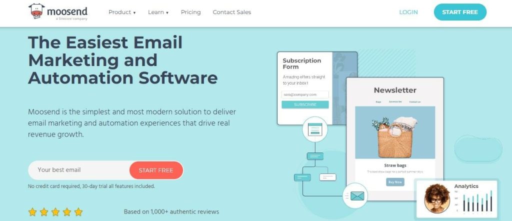 Moosend The Ultimate Solution for Email Marketing and Automation